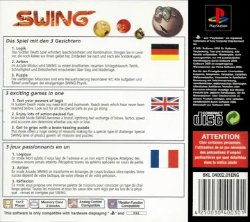 Swing (GE) box cover back